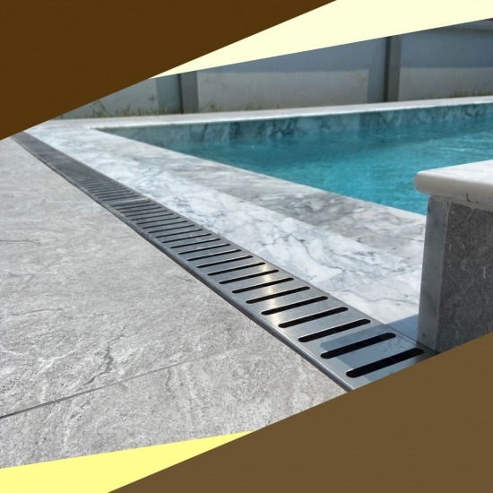 รางน้ำพื้นสำเร็จรูปสแตนเลสเกรด 304 - บริษัทผลิตและจำหน่ายรางระบายน้ำพื้นสแตนเลส